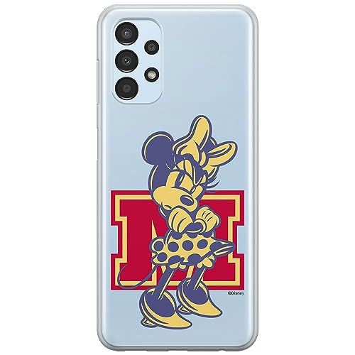 ERT GROUP etui na telefon Samsung A13 4G, case oryginalny i oficjalnie licencjonowany przez Disney, wzór Minnie 072, optymalnie dopasowane, plecki z TPU częściowo przeźroczyste