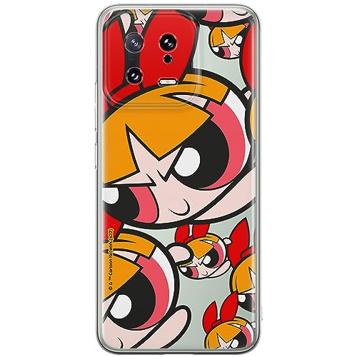 ERT GROUP etui na telefon Xiaomi 13, case oryginalny i oficjalnie licencjonowany przez The Powerpuff Girls, wzór The Powerpuff Girls 010, optymalnie dopasowane, plecki z TPU częściowo przeźroczyste