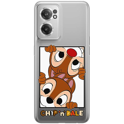 ERT GROUP etui na telefon OnePlus NORD CE 2, case oryginalny i oficjalnie licencjonowany przez Disney, wzór Chip & Dale 005, optymalnie dopasowane, plecki z TPU częściowo przeźroczyste