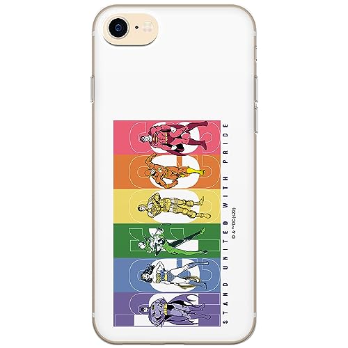 ERT GROUP etui na telefon Iphone 7/8/ SE 2/ SE 3, case oryginalny i oficjalnie licencjonowany przez DC, wzór Justice League 008, optymalnie dopasowane, plecki z TPU