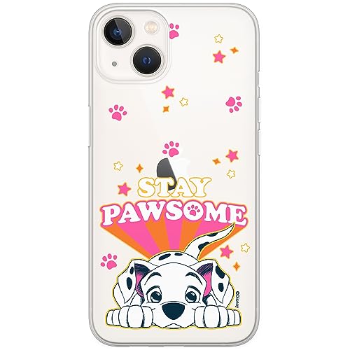 ERT GROUP etui na telefon Iphone 13 MINI, case oryginalny i oficjalnie licencjonowany przez Disney, wzór Dalmatian 007, optymalnie dopasowane, plecki z TPU częściowo przeźroczyste