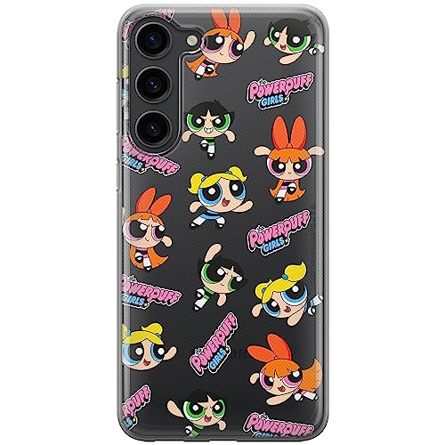 ERT GROUP etui na telefon Samsung S23 PLUS, case oryginalny i oficjalnie licencjonowany przez The Powerpuff Girls, wzór The Powerpuff Girls 028, plecki z TPU częściowo przeźroczyste