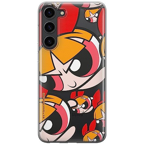 ERT GROUP etui na telefon Samsung S23 PLUS, case oryginalny i oficjalnie licencjonowany przez The Powerpuff Girls, wzór The Powerpuff Girls 010, plecki z TPU częściowo przeźroczyste