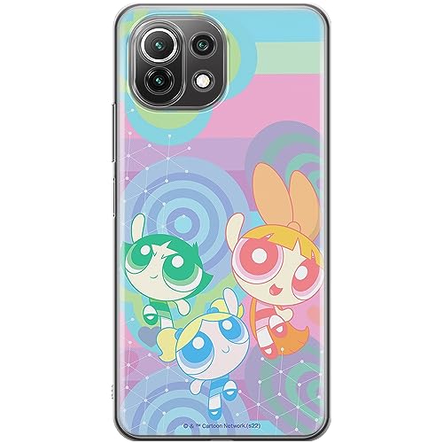 ERT GROUP etui na telefon Xiaomi 11 LITE 4G / 11 LITE 5G, case oryginalny i oficjalnie licencjonowany przez The Powerpuff Girls, wzór The Powerpuff Girls 038, optymalnie dopasowane, plecki z TPU