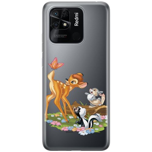 ERT GROUP etui na telefon Xiaomi REDMI 10C, case oryginalny i oficjalnie licencjonowany przez Disney, wzór Bambi & Friends 002, optymalnie dopasowane, plecki z TPU częściowo przeźroczyste