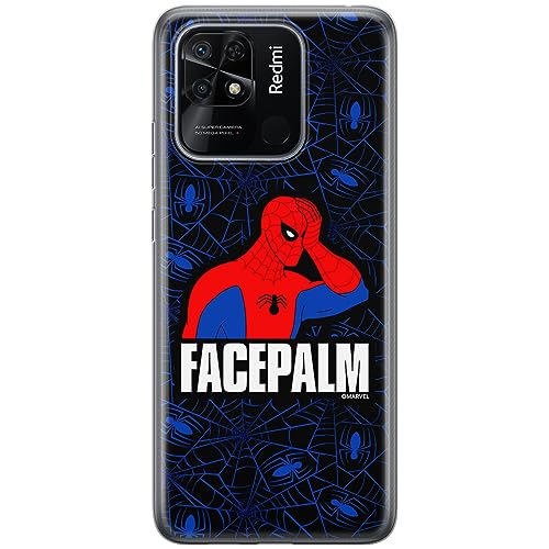 ERT GROUP etui na telefon Xiaomi REDMI 10C, case oryginalny i oficjalnie licencjonowany przez Marvel, wzór Spider Man 029, optymalnie dopasowane, plecki z TPU