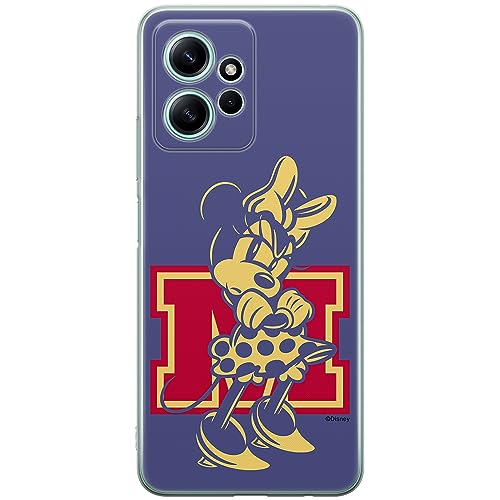 ERT GROUP etui na telefon Xiaomi REDMI NOTE 12 4G, case oryginalny i oficjalnie licencjonowany przez Disney, wzór Minnie 072, optymalnie dopasowane, plecki z TPU