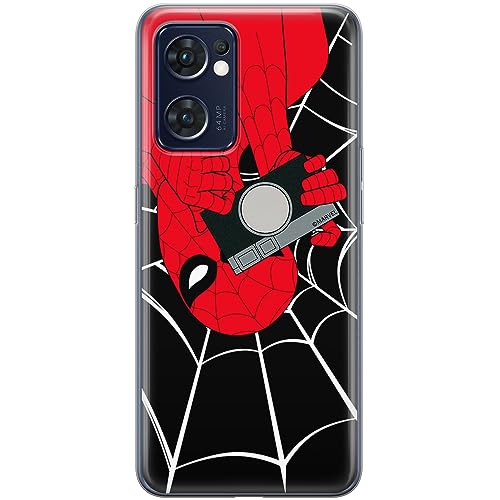 ERT GROUP etui na telefon Oppo RENO 7 5G, case oryginalny i oficjalnie licencjonowany przez Marvel, wzór Spider Man 027, optymalnie dopasowane, plecki z TPU
