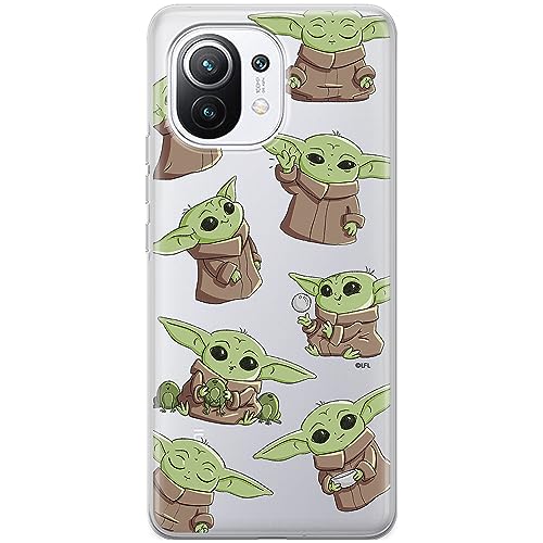 ERT GROUP etui na telefon Xiaomi 11, case oryginalny i oficjalnie licencjonowany przez Star Wars, wzór Baby Yoda 029, optymalnie dopasowane, plecki z TPU częściowo przeźroczyste