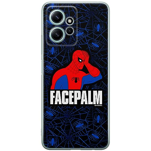 ERT GROUP etui na telefon Xiaomi REDMI NOTE 12 4G, case oryginalny i oficjalnie licencjonowany przez Marvel, wzór Spider Man 029, optymalnie dopasowane, plecki z TPU