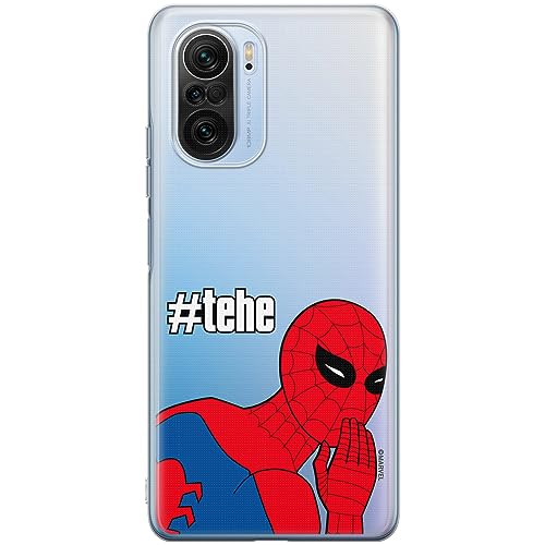 ERT GROUP etui na telefon Xiaomi MI 11i/ REDMI K40/K40 PRO/POCO F3/ F3 PRO, case oryginalny i oficjalnie licencjonowany przez Marvel, wzór Spider Man 028, plecki z TPU częściowo przeźroczyste