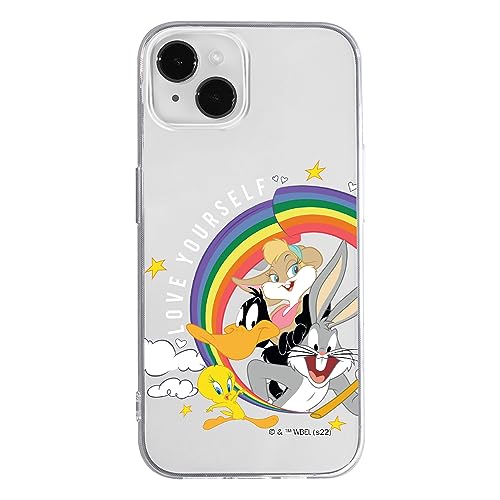 ERT GROUP etui na telefon Iphone 14, case oryginalny i oficjalnie licencjonowany przez Looney Tunes, wzór 016, optymalnie dopasowane, plecki z TPU częściowo przeźroczyste