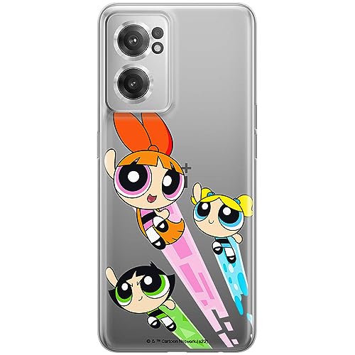 ERT GROUP etui na telefon OnePlus NORD CE 2, case oryginalny i oficjalnie licencjonowany przez The Powerpuff Girls, wzór The Powerpuff Girls 032, plecki z TPU częściowo przeźroczyste