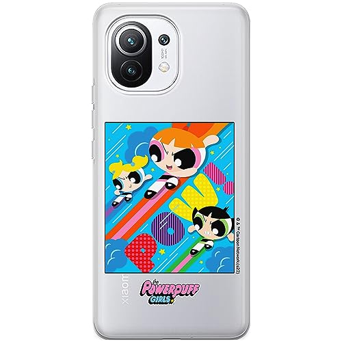 ERT GROUP etui na telefon Xiaomi 11, case oryginalny i oficjalnie licencjonowany przez The Powerpuff Girls, wzór The Powerpuff Girls 025, optymalnie dopasowane, plecki z TPU częściowo przeźroczyste