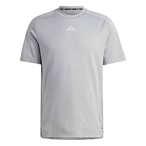 adidas Męski T-shirt (Short Sleeve) M Wo Entry Tee, MGH Solid Grey, IC2112, L