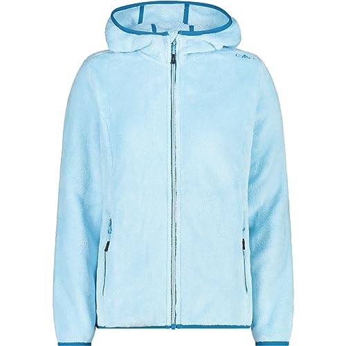 CMP damska kurtka polarowa ze stałym kapturem, Anyż, 54