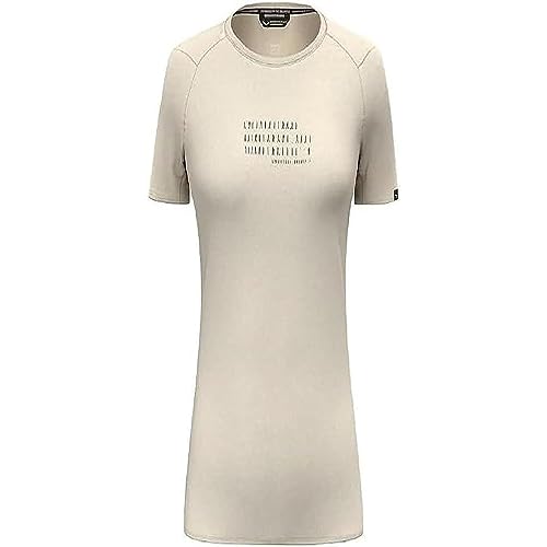 Salewa Pure Box Dryton T-shirt damski, Oatmeal, L