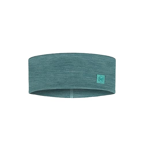 Buff Merino szeroka opaska na głowę solidna basen unisex jeden rozmiar
