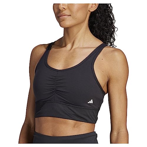 adidas Damski biustonosz treningowy Essentials Medium Support - średni wsparcie, czarny, L D-DD