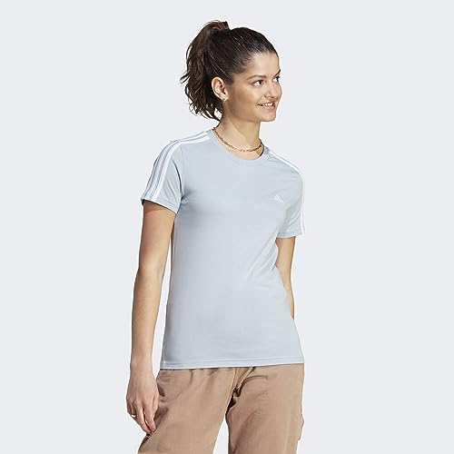 adidas Damska koszulka Essentials Slim z 3 paskami