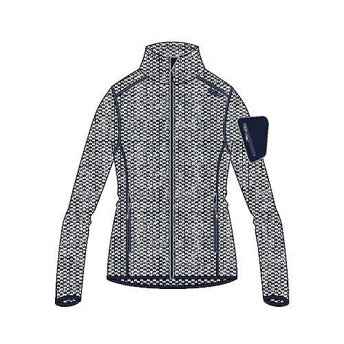 CMP - damska kurtka Knit-Tech B.Blue-Biały, 40