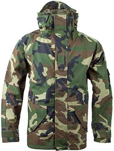 Mil-Tec Męska kurtka Lamines Us Woodland 3-warstwowa Kurtka Kurtka