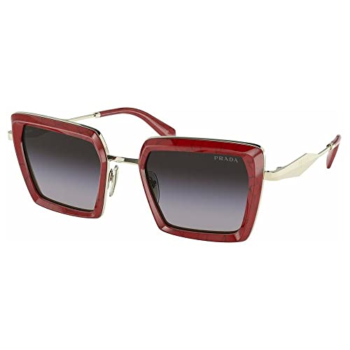 Prada 0PR 55ZS 52 15D09S Okulary przeciwsłoneczne, Unisex-Adult, Wielobarwny (Wielobarwny), Jeden rozmiar