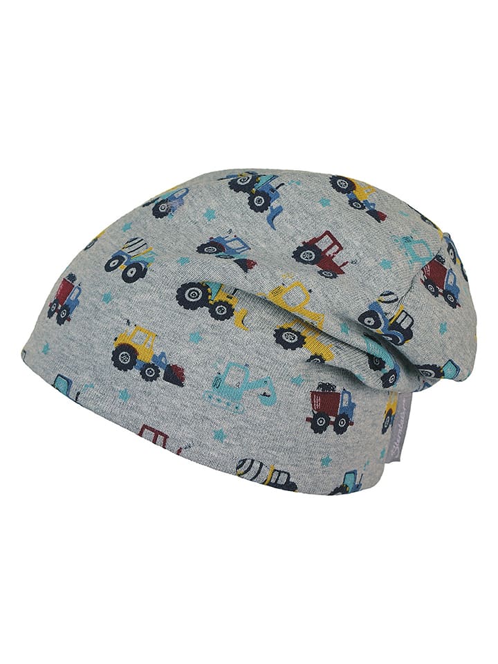 Sterntaler Czapka beanie w kolorze szarym