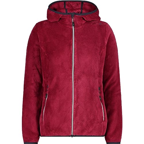 CMP damska kurtka polarowa ze stałym kapturem, Zawilec, 52