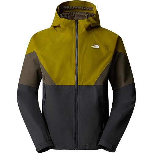 THE NORTH FACE Kurtka; NF0A55B3 2. Odzież sportowa na świeżym powietrzu - [Tylko sprzedawcy sportowcy]; 196573616301; asfaltowy szary/sprms/ntgn; outdoorowa męska kurtka przeciwdeszczowa