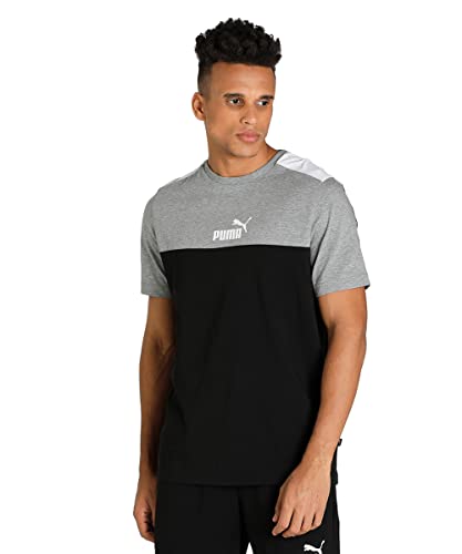 PUMA T-shirt męski ESS+ Block Tee, czarny, XL
