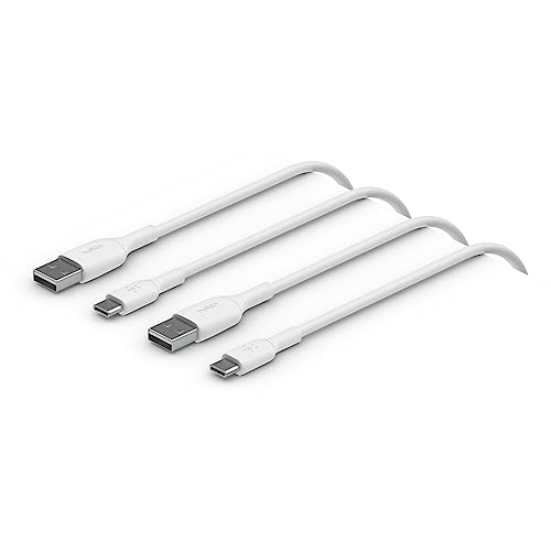 1x2 Belkin USB-C/USB-A kabel PVC 1m, 2Pack biały Cab001BT1mWH2pk