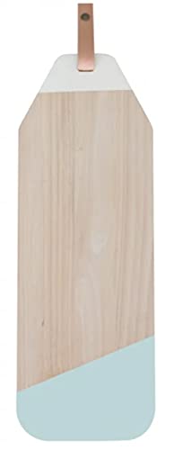 Tak Design Deska do krojenia  deska do tapas Limbo 21 x 60 x 2 cm drewno/skóra naturalna twm_611113