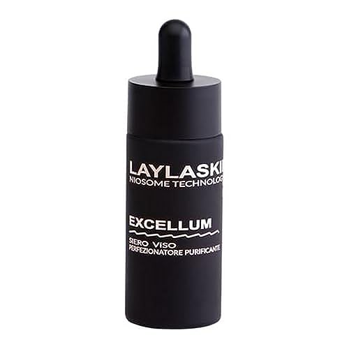 LAYLA SKIN EXCELLUM serum do twarzy Perfekcyjny i oczyszczający. Natychmiastowy Efekt Seboregulatora, Anti Zaczerwienienie, i Przeciw Podrażnieniu. Poprawia koloryt skóry. 98% naturalny. 30 ml