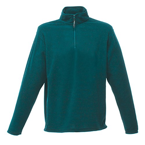 Regatta Męska kurtka polarowa z mikrozamkiem błyskawicznym, zielona (butelka zielona), XL (rozmiar producenta: XL)