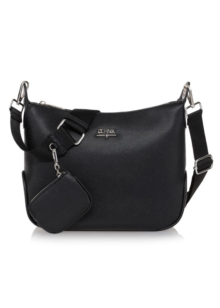 Czarna torebka damska w stylu hobo