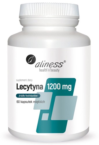 Aliness Lecytyna 1200 mg (60 kaps) Aliness ali-143