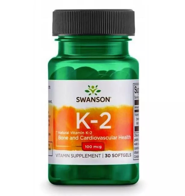 Vitamin K-2 Menaquinone-7 From Natto 100Mcg 30Kaps.