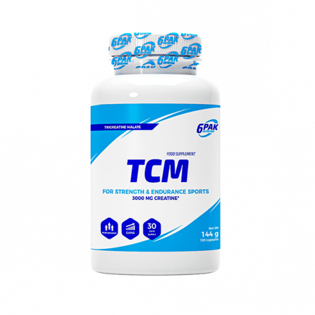 Zdjęcia - Kreatyna 6Pak Nutrition Tcm 120Kaps. 