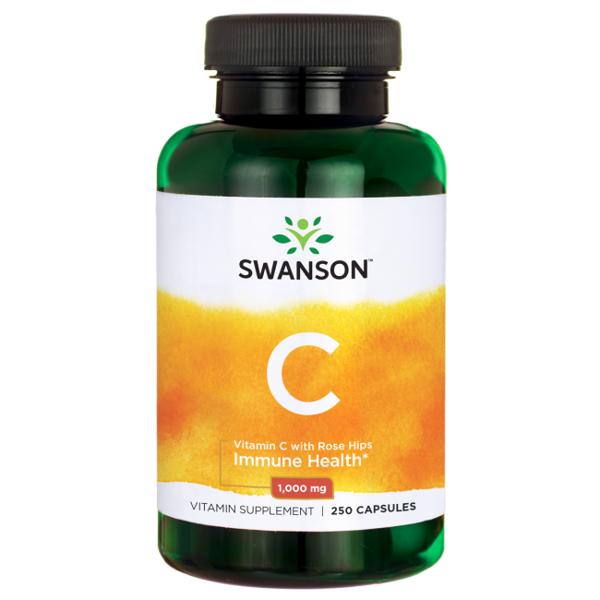 Vitamin C 1000Mg With Rose Hips 90Kaps.