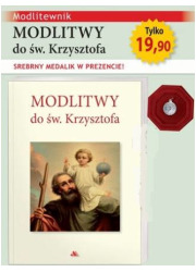 Modlitwy do św. Krzysztofa. Modlitewnik ze srebrnym medalikiem