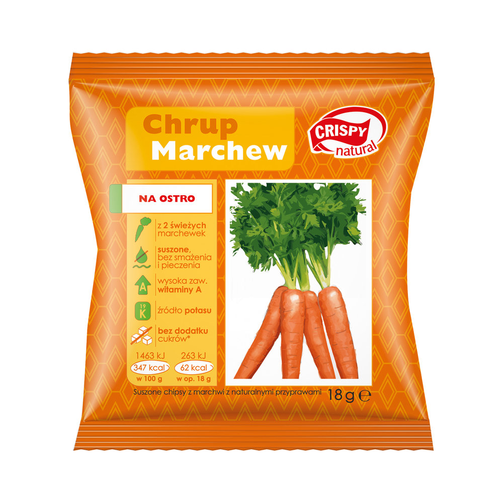 CRISPY Chrupiące plasterki marchwi