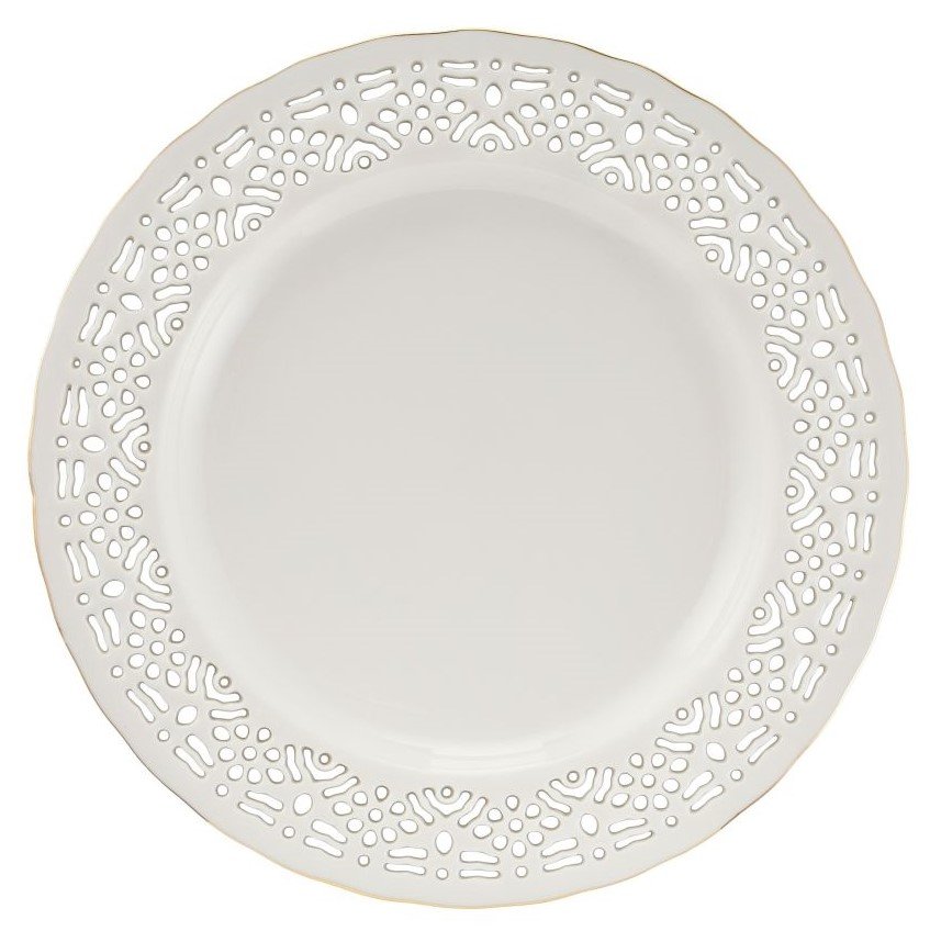 Villa Italia Talerz deserowy porcelanowy Claragold