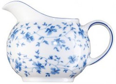 Arzberg 41382  607671  14430 1382 niebieskie kwiaty dzbanek na mleko 6 P, kształt, porcelana, White/Blue, 10,201 x 10,201 x 9,87 cm 41382-607671-14430