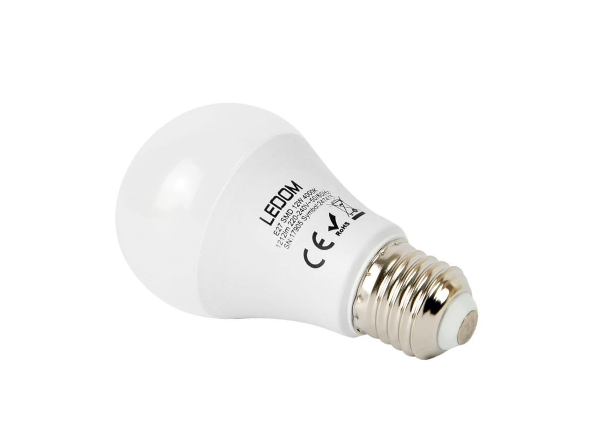 Żarówka Ledom E27 12W 4000K 1212Lm 230V A60