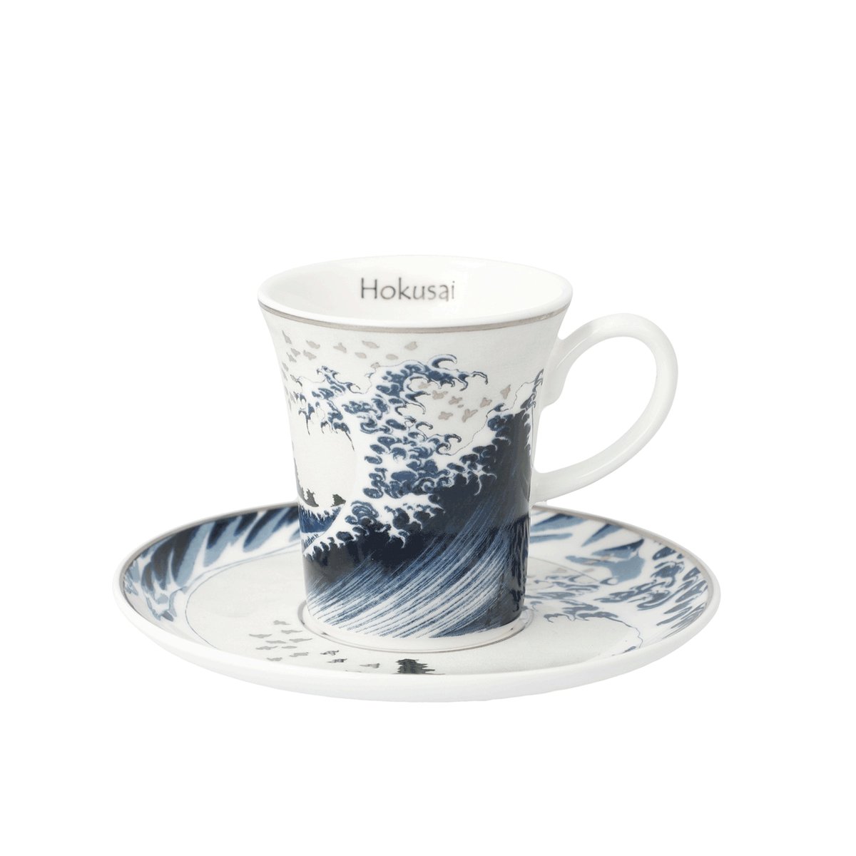 Zdjęcia - Kubek FALA K. Hokusai - Wielka  II - Filiżanka espresso - Goebel 