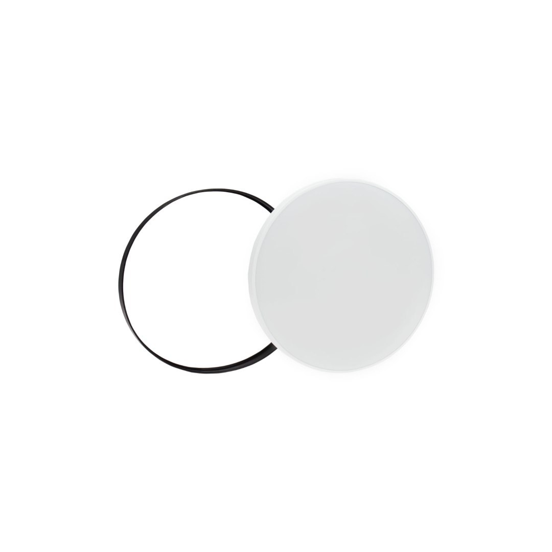 Nymphea Black &Amp; White Rings 24W Cw 230V 115St Ip54 Fi320X52 Biały/Czarny Okrągła Spectrum LED
