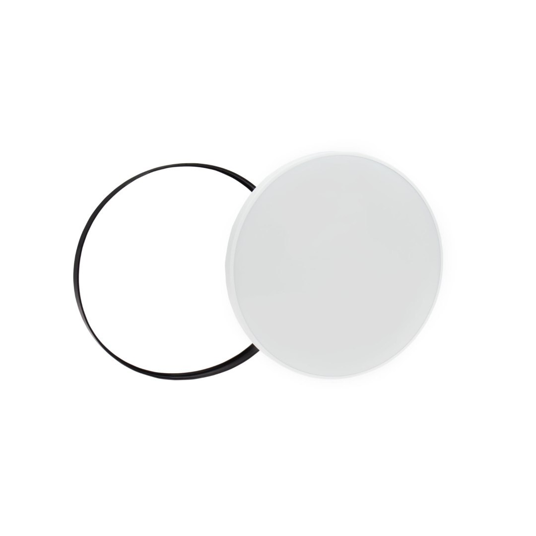 Nymphea Black &Amp; White Rings 32W Cw 230V 115St Ip54 Fi380X55 Biały/Czarny Okrągła Spectrum LED