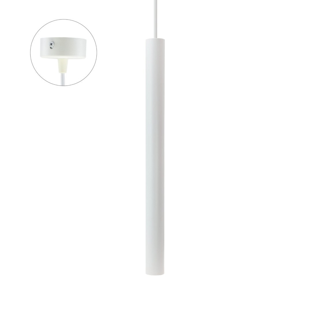 Chloe Slim Mr11 Zwieszana Baza 250V Ip20 40X500+1M Kabel Biały Regulowany Kąt Świecenia Spectrum LED