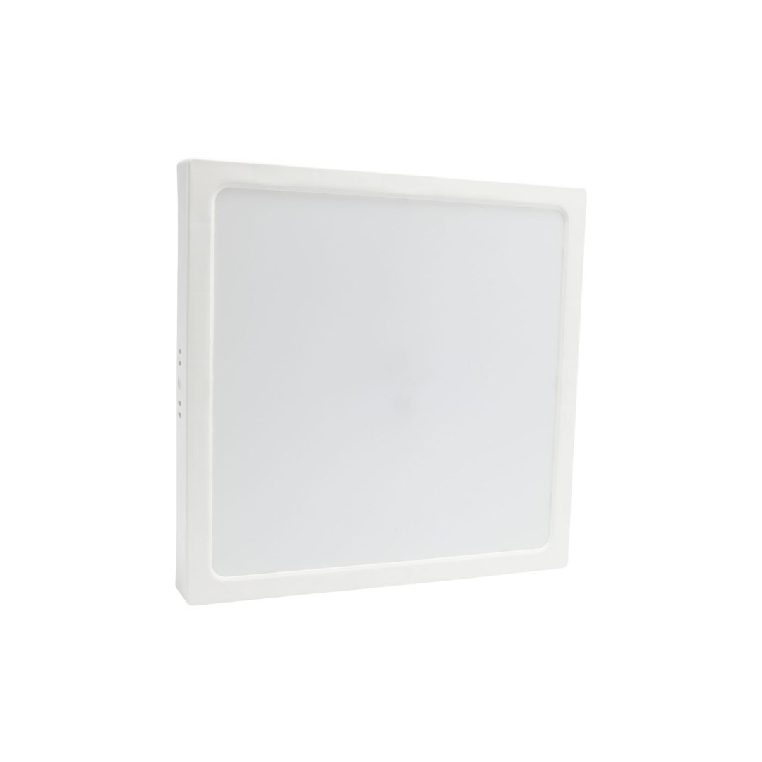 Algine Natynk Downlight 24W Nw 230V 120St Ip20 Ik06 288X288X38Mm Biały Kwadrat Spectrum LED
